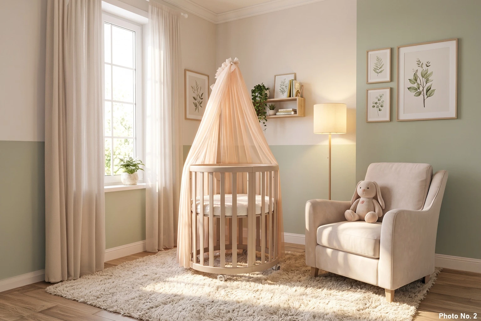 espiro oasis &ndash; a wooden cot that grows with your child with two mattresses and an extension function